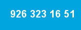 926 323 16 51